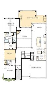 Floorplan – The success of a floorplan is the way you can move through it…You’ll be amazed at how well this home lives…We call it traffic patterns.