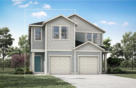 New construction Townhouse house 3816 Baxley Villas Ct, Middleburg, FL 32068 plan Driftwood - image