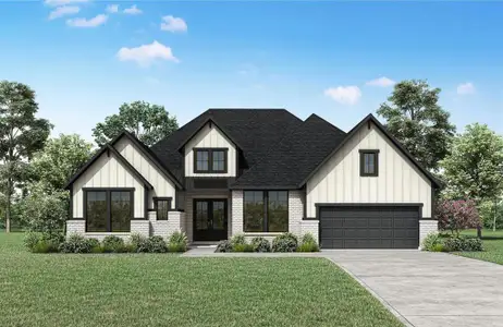 New construction Single-Family house 1820 Wheatgrass Ln, Bartonville, TX 76226 plan Overlook - image