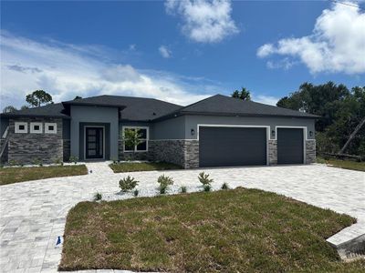 New construction Single-Family house 45 Faircastle Lane, Palm Coast, FL 32137 Palmetto II- photo 0