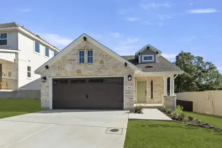 New construction  house 2605 Sam Bass Rd, Unit 65, Round Rock, TX 78681 plan Clear Creek 1450 - image