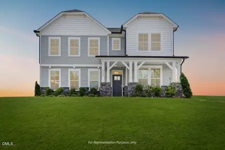 New construction Single-Family house 192 Merritt Lake Ave, Zebulon, NC 27597 - image