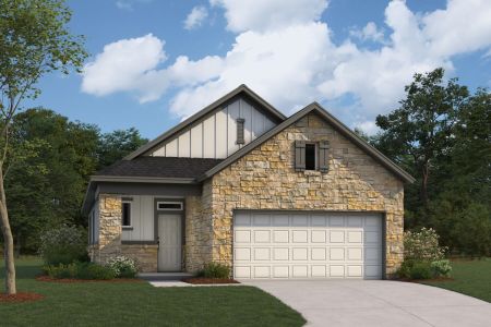 New construction Single-Family house 120 Grayson Elm Pass, Dripping Springs, TX 78620 Porter - Central Series- photo 0 0