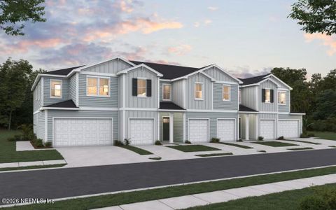 New construction Townhouse house 5421 Bramhill Rd, Jacksonville, FL 32258 - image