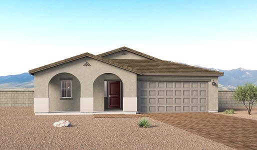 New construction Single-Family house 795 W Calle Lupa, Sahuarita, AZ 85629 plan Mariposa - C40M - image