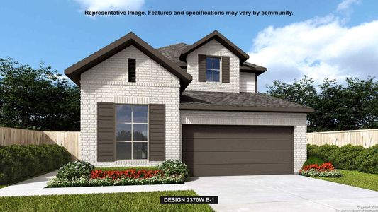 New construction Single-Family house 205 Alpine Lks, New Braunfels, TX 78130 plan 2370W - image