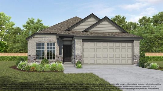 New construction Single-Family house 2375 Village Leaf Drive, Spring, TX 77386 Plan 218- photo 0