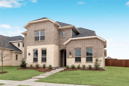 New construction Single-Family house 1324 Whitehurst St, Frisco, TX 75036 plan Oakhurst III - image