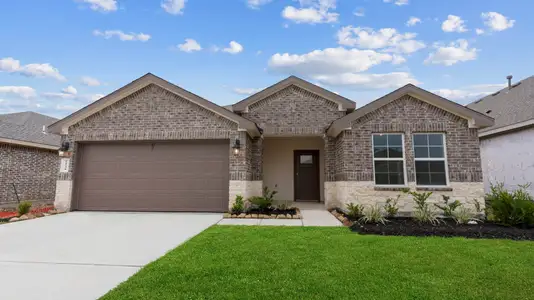 New construction Single-Family house 1021 River Coral Ln, Alvin, TX 77511 plan Denton - image
