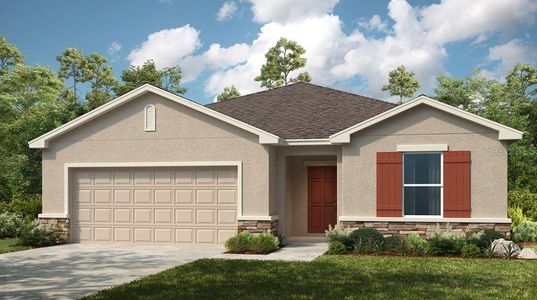 New construction Single-Family house 614 Teviot Road, Haines City, FL 33844 Cypress- photo 0