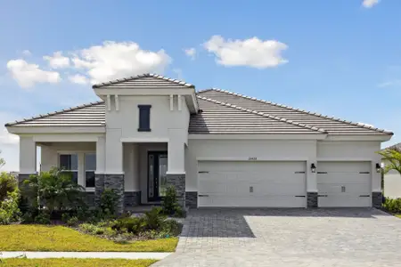 New construction Single-Family house 17716 Roost Pl, Lakewood Ranch, FL 34202 plan Biscayne I - image