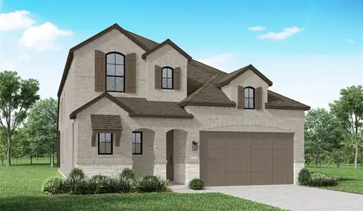 New construction Single-Family house 520 High Summit Dr, Georgetown, TX 78628 plan McLaren - image