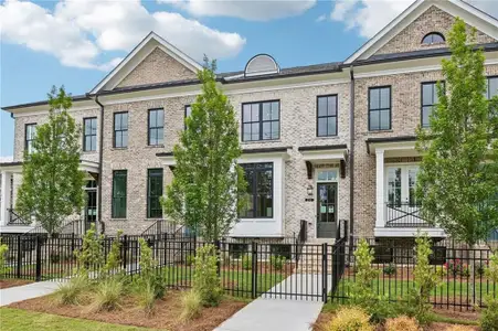 New construction Townhouse house 210 Midnight Oak Run 3, Alpharetta, GA 30009 plan The Chamberlain - image