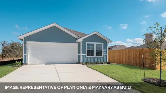 New construction Single-Family house 12020 Pike Bnd, Mustang Ridge, TX 78610 plan The Taylor - image