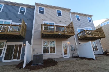 New construction Townhouse house 2323 Bay Minette Sta, Apex, NC 27502 Buckingham - Front Entry Townhomes- photo 70 70