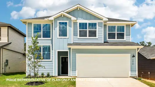 New construction Single-Family house 383 San Juan Trl, Bastrop, TX 78602 plan The Pierce - image