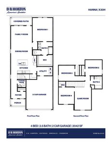 New construction Single-Family house 6027 Hampton Valley Dr, Spring, TX 77373 Plan X30H (Express)- photo 1 1