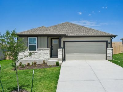 New construction Single-Family house 320 Gristmill Rd, Burnet, TX 78611 plan The Briscoe (820) - image