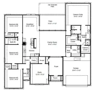 New construction Single-Family house 21251 Jordans Rnch, San Antonio, TX 78264 plan Lubbock - image