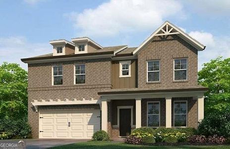 New construction Single-Family house 215 Whispering Pines Ave, Conyers, GA 30094 plan Wellington  - image