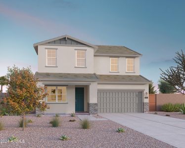 New construction Single-Family house 12540 W Parkway Lane, Avondale, AZ 85323 Rockrose- photo 0