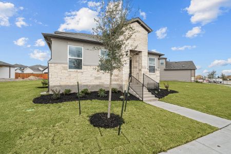 New construction Single-Family house 711 Emory Crossing Blvd, Hutto, TX 78634 Walton- photo 0