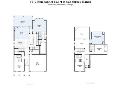 New construction Single-Family house 1912 Bluebonnet Ct, Aubrey, TX 76227 Redford Plan- photo 2 2