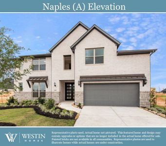 New construction Single-Family house 3230 Blue Grama Bend, Katy, TX 77494 The Naples- photo 0