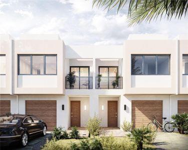 New construction Townhouse house 722 Cypress Grove Dr, Unit 722, Pompano Beach, FL 33069 - image
