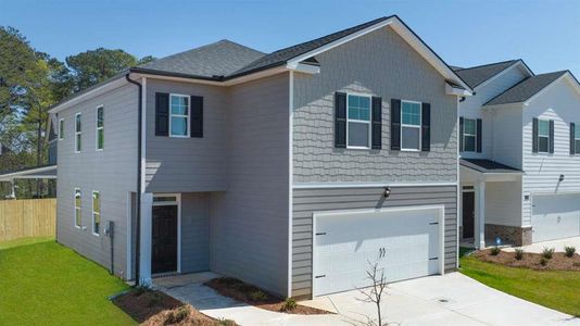 New construction Single-Family house 11993 Aukerman Wy, Hampton, GA 30228 plan Elston - image