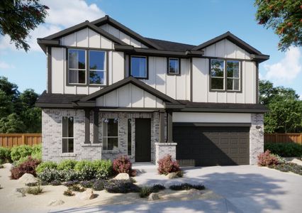 New construction Single-Family house 2333 Banda Bnd, Round Rock, TX 78681 plan Navarro - image