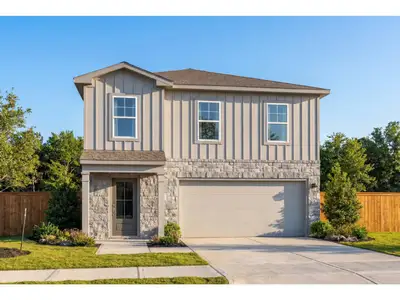 New construction Single-Family house 201 Harlingen Dr, Magnolia, TX 77354 plan The Trinity E - image