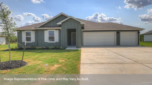New construction Single-Family house 481 Kolbo Crossing Cv, Lockhart, TX 78644 plan The Dean - image