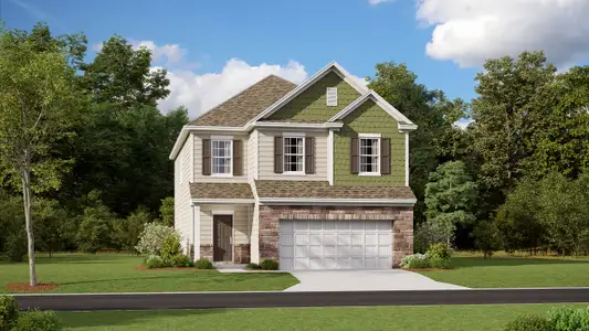 New construction Single-Family house 7026 Juneberry Wy, Maiden, NC 28650 plan Bradford - image