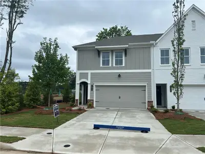 New construction Townhouse house 101 Priestwood Ln, Acworth, GA 30102 Brooks- photo 0