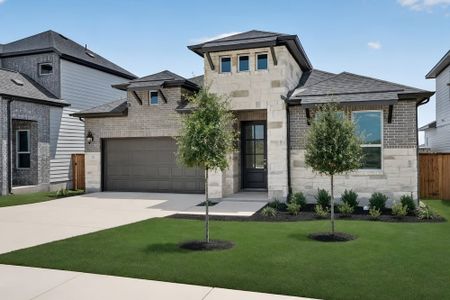 New construction Single-Family house 231 Belmont Wy, Cedar Creek, TX 78602 plan Burnet - image