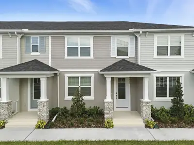 New construction Townhouse house 1312 Crab Apple Ln, Winter Springs, FL 32708 plan Aurora - image