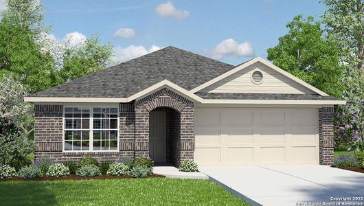 New construction Single-Family house 197 Hooded Dotterel, San Antonio, TX 78253 Knight - photo 0