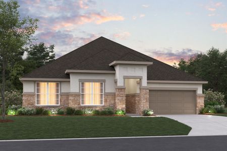New construction Single-Family house 9912 Cavelier Canyon Ct, Montgomery, TX 77316 plan Sabine - Premier Collection - image
