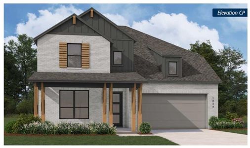 New construction Single-Family house 12303 Palmetto Drive, Mont Belvieu, TX 77523 Rodin- photo 0