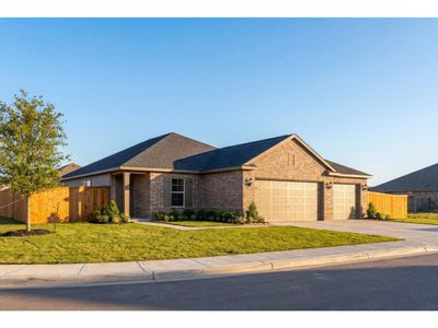 New construction Single-Family house 602 San Marcos Trl, Dayton, TX 77535 plan The Costa A with 3-Car Garage - image