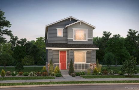 New construction Single-Family house 21252 E 63Rd Dr, Aurora, CO 80019 plan Caroline - image