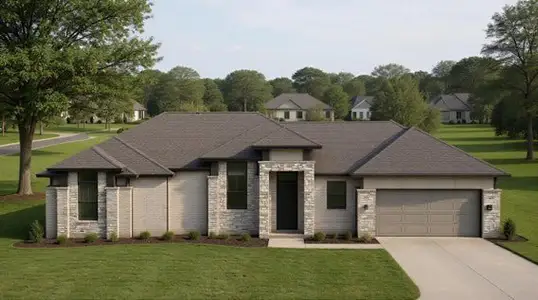 New construction Single-Family house 9921 Polk St, Conroe, TX 77303 plan Madison - image