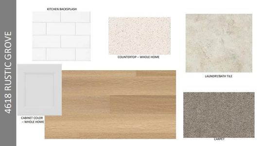 Design Selections. Home is currently under construction, selections subject to change.