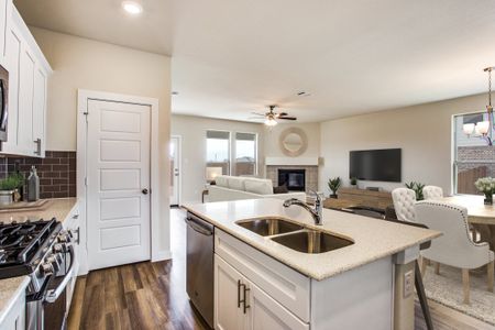 Kitchen with island