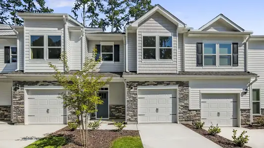 New construction Townhouse house 7428 Bourbon Briar Dr, Raleigh, NC 27604 plan Lansing - image