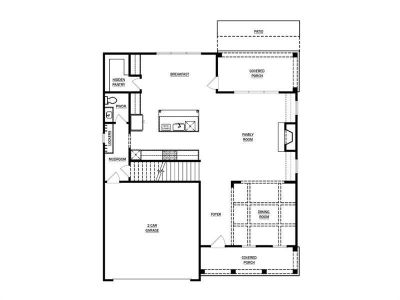 New construction Single-Family house 5627 Meadowstone Walk, Kennesaw, GA 30152 plan The Carie - image 5