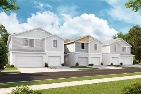 New construction Townhouse house 4140 Hummock Pl, Haines City, FL 33844 - image