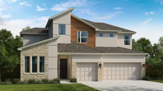 New construction Single-Family house 10015 Grandview, Boerne, TX 78006 plan Irving - image