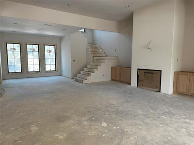 View of unfurnished living room